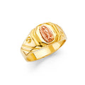 14K Two Tone Gold Guadalupe Ring