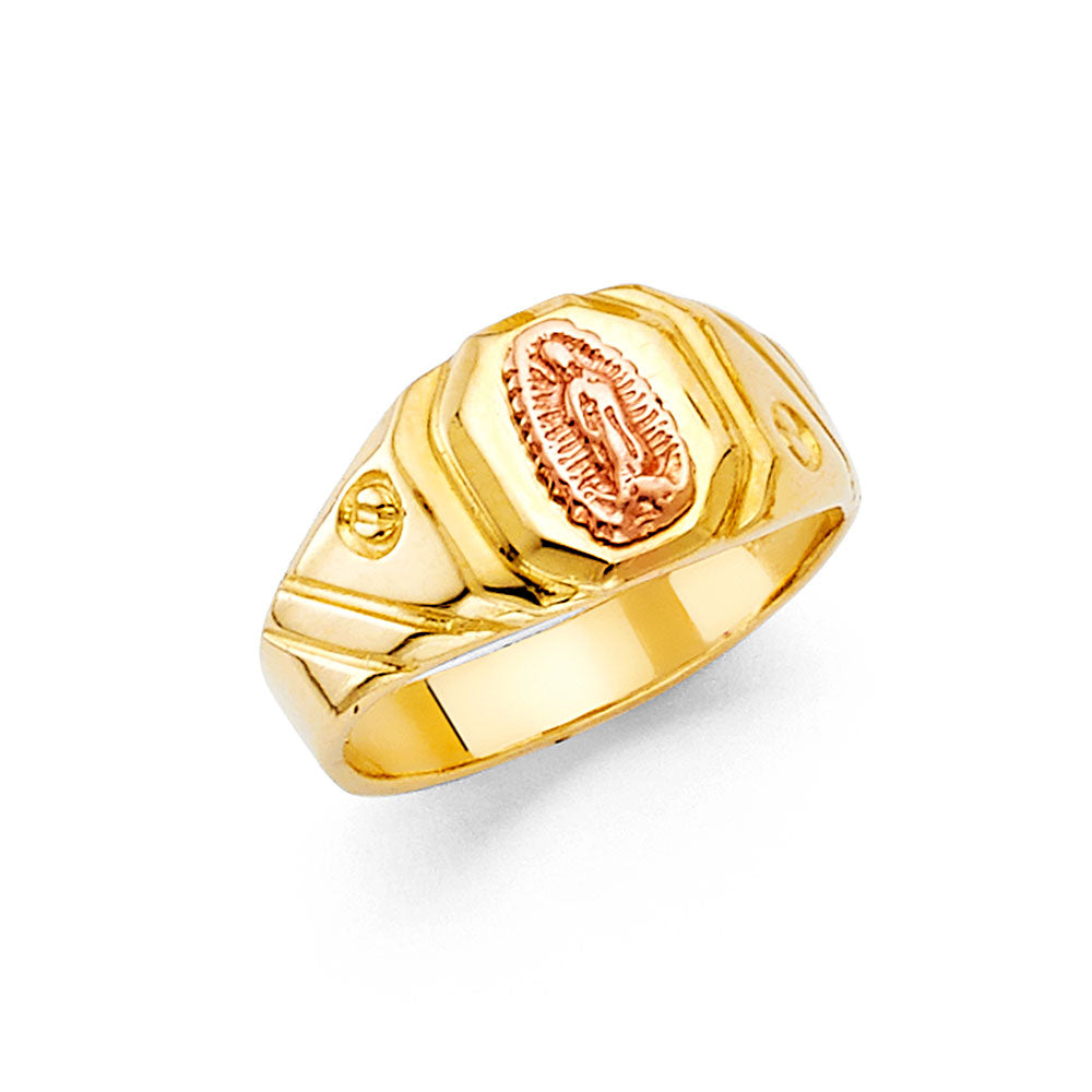 14K Two Tone Gold Guadalupe Ring