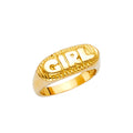14K Yellow Gold Babies Ring