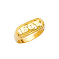 14K Yellow Gold Babies Ring