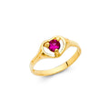 14K Yellow Gold Babies Ring