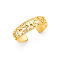 14K Yellow Gold Lucky Toe Ring
