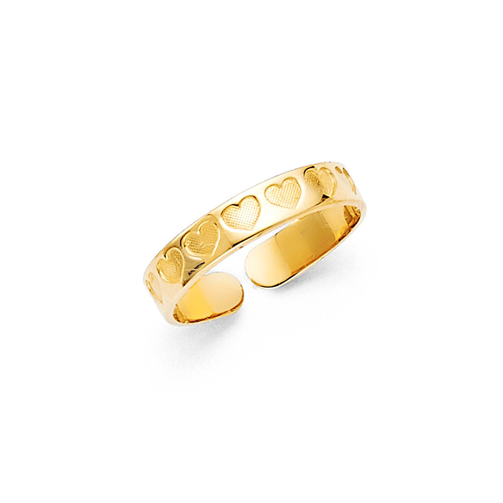 14K Yellow Gold Toe Ring