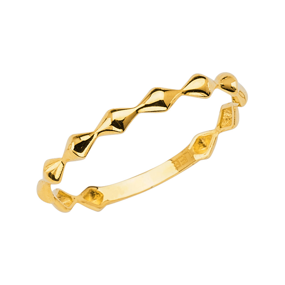 14K Yellow Gold Stackble Band