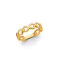 14K Yellow Gold Infiniti Ring