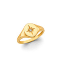 14K Yellow Gold CZ Ring