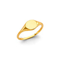 14K Yellow Gold Signet Ring