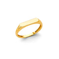 14K Yellow Gold Signet Ring