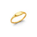 14K Yellow Gold Signet Ring