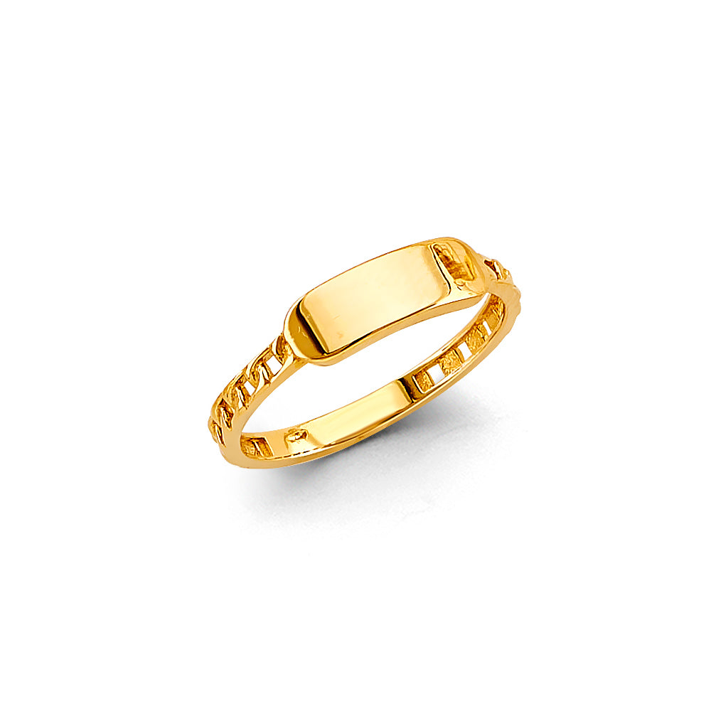 14K Yellow Gold Ladies Ring