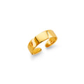 14K Yellow Gold Plain Toe Ring