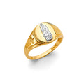 14K Two Tone Gold Guadalupe Ring