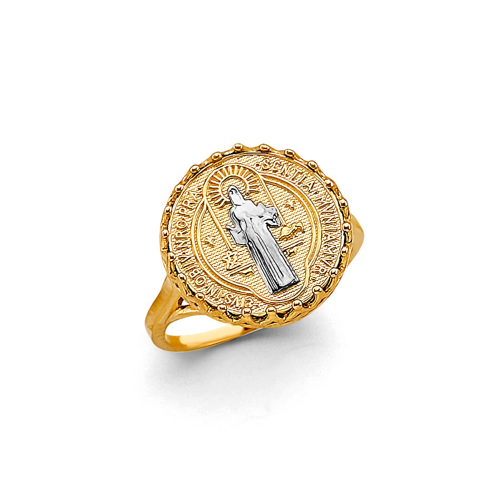 14K Two Tone Gold San Benito Ring