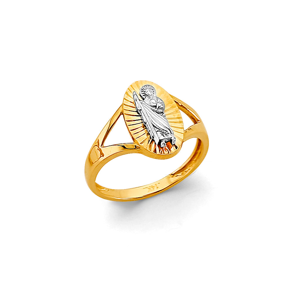14K Two Tone Gold St. Jude Babies Ring