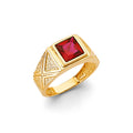 14K Yellow Gold CZ Ring