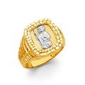 14K Two Tone Gold St. Jude Men'S Ring