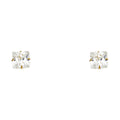 14K Yellow Gold 6 mm Square Stamp Screw Stud (ST132)