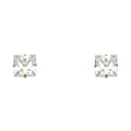 14K Yellow Gold 7 mm Square Stamp Screw Stud (ST133)