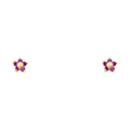 14K Yellow Gold Stud Earrings (ST224)