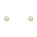 14K Yellow Gold Stud Earrings (ST230)