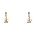 14K Yellow Gold Stud Earrings (ST260)