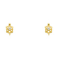 14K Yellow Gold Stud Earrings (ST270)
