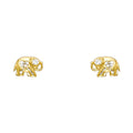 14K Yellow Gold Stud Earrings (ST273)