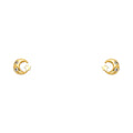 14K Yellow Gold Stud Earrings (ST295)