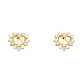 14K Yellow Gold Stud Earrings (ST309)
