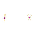 14K Yellow Gold Stud Earrings (ST369)