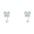 14K Yellow Gold Stud Earrings (ST375)