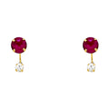 14K Yellow Gold Stud Earrings (ST380)