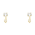 14K Yellow Gold Stud Earrings (ST381)