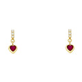 14K Yellow Gold Stud Earrings (ST402)
