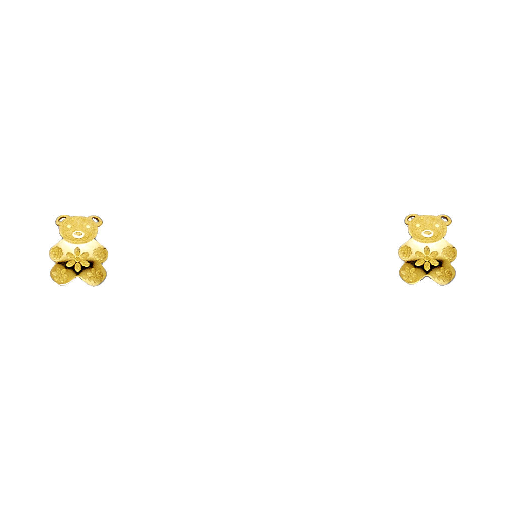 14K Yellow Gold Stud Earrings (ST440)