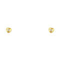 14K Yellow Gold Stud Earrings (ST444)