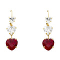 14K Yellow Gold Stud Earrings (ST464)