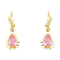 14K Yellow Gold Stud Earrings (ST466)