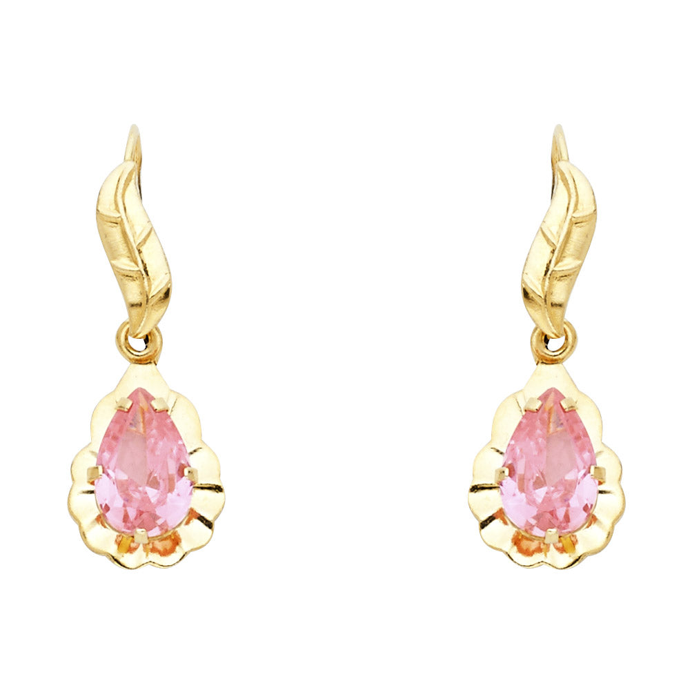 14K Yellow Gold Stud Earrings (ST466)