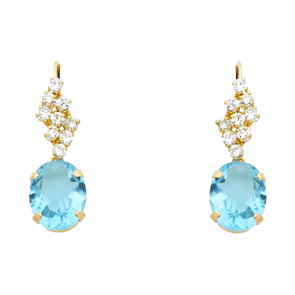 14K Yellow Gold Stud Earrings (ST467)