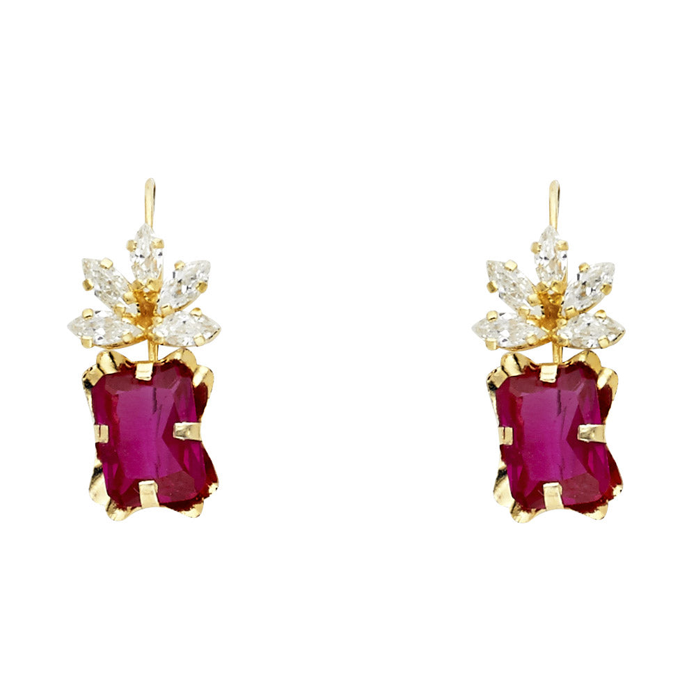 14K Yellow Gold Stud Earrings (ST470)