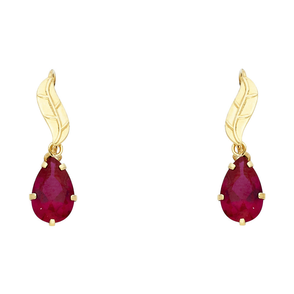 14K Yellow Gold Stud Earrings (ST474)