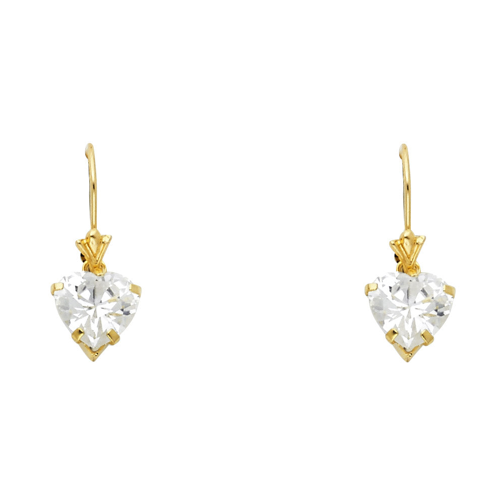 14K Yellow Gold Stud Earrings (ST475)