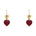 14K Yellow Gold Stud Earrings (ST476)