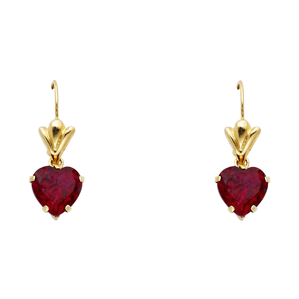 14K Yellow Gold Stud Earrings (ST476)