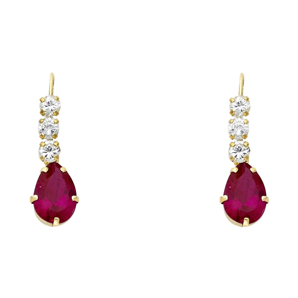 14K Yellow Gold Stud Earrings (ST478)