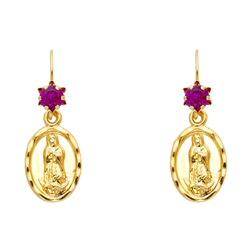14K Yellow Gold Stud Earrings (ST480)