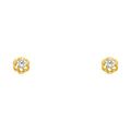 14K Yellow Gold Stud Earrings (ST489)