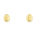 14K Yellow Gold Stud Earrings (ST502)