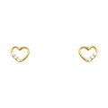 14K Yellow Gold Stud Earrings (ST536)